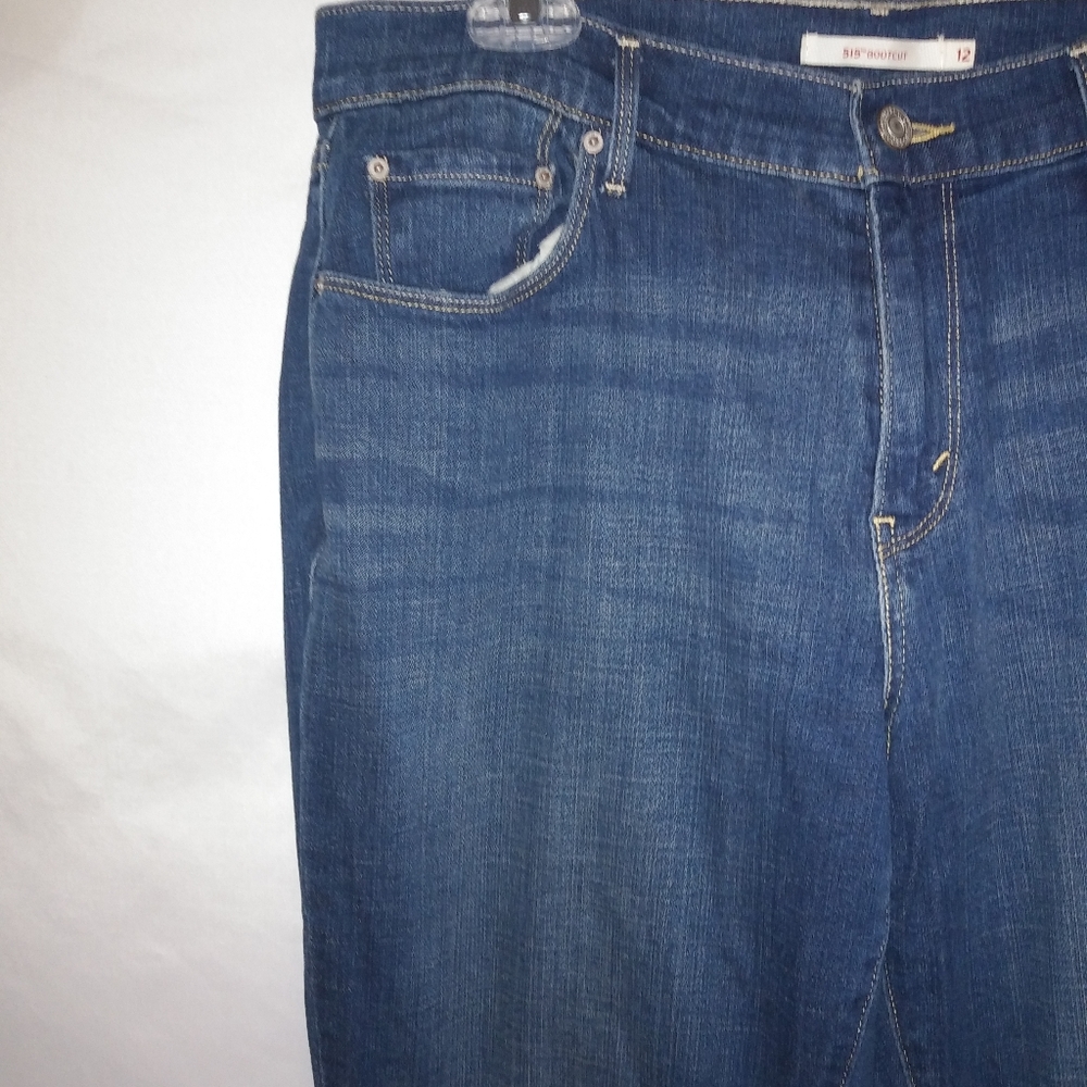 Levis 515 12 Dark Indigo Boot Cut Jeans - Picture 4 of 6